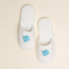 KM Home Collection-Turkuvaz Mercan İşlemeli Pamuk Banyo Terliği-Test-1-roqelvaxirum.shop