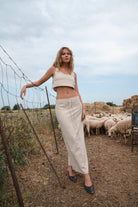 Kahshan-Beige 'Petit' Top-Top-1-roqelvaxirum.shop