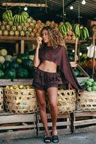 Cocoa Fluffer Shorts - 1