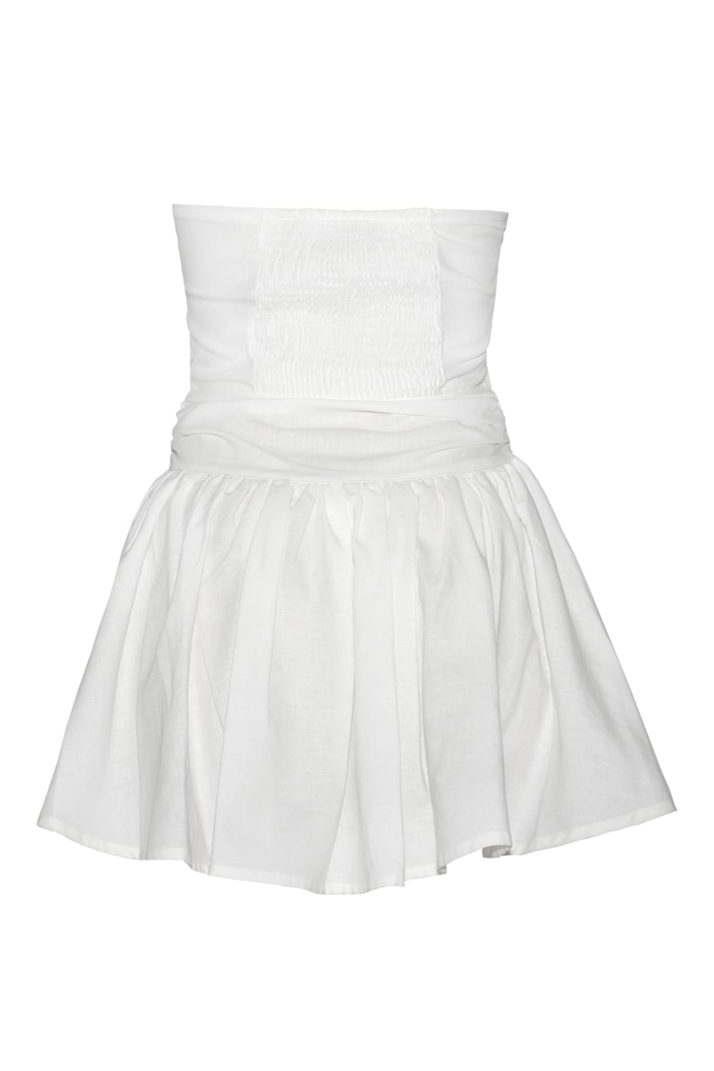 Kahshan-White 'petit Fairytail' Mini Dress-Elbise-2-roqelvaxirum.shop