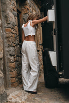 Kahshan-'signature' Linen Pants-Pantolon-2-roqelvaxirum.shop