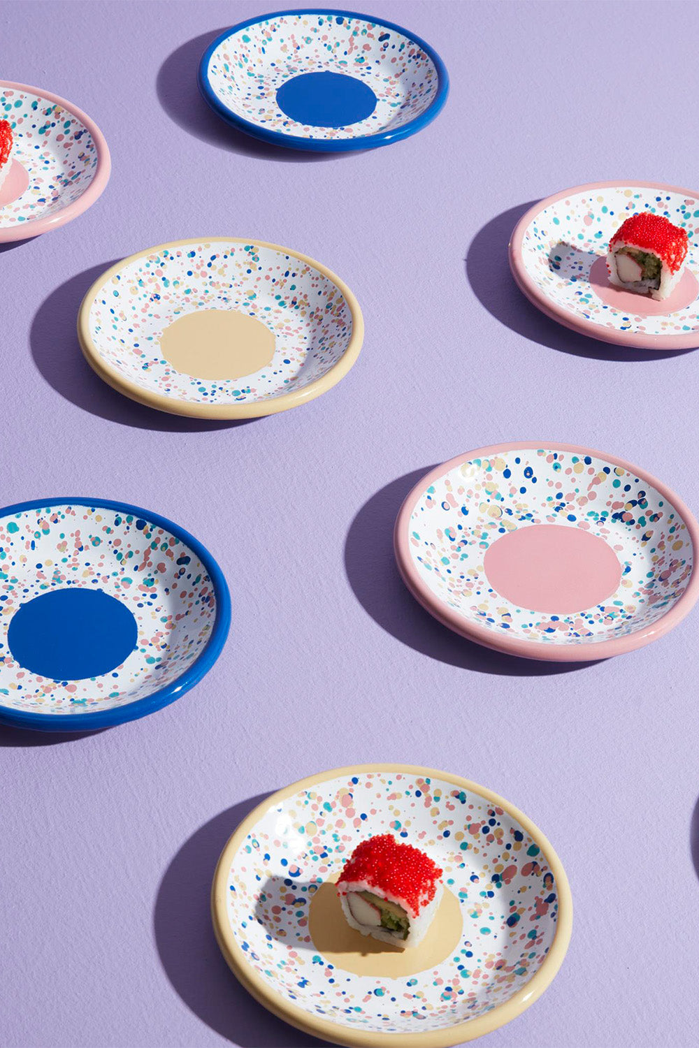 Wonder Wheel Blue Round Meze Plate - 2