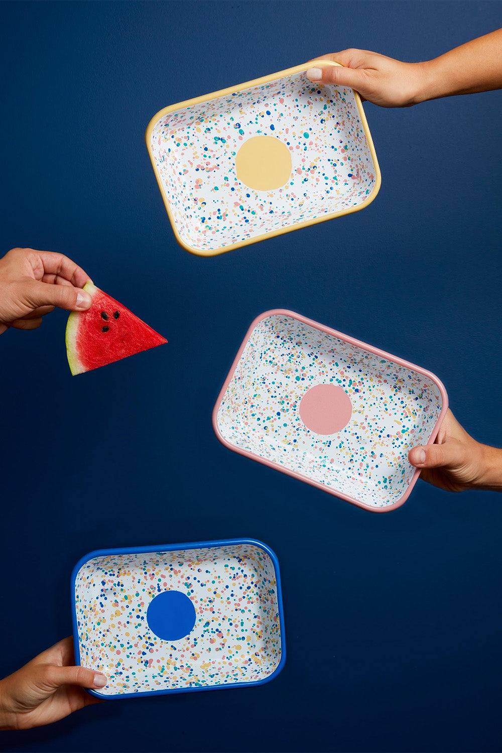 Wonder Wheel Blue Small Meze Plate - 3