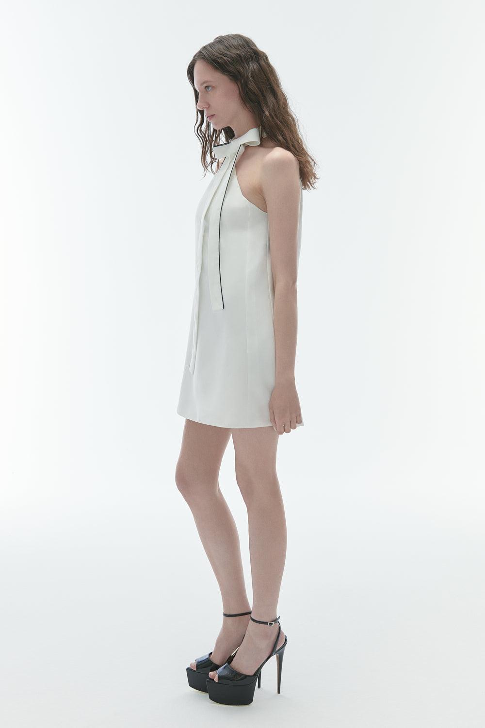 Karrla-Lina Ribbon Mini Dress-Elbise-2-roqelvaxirum.shop