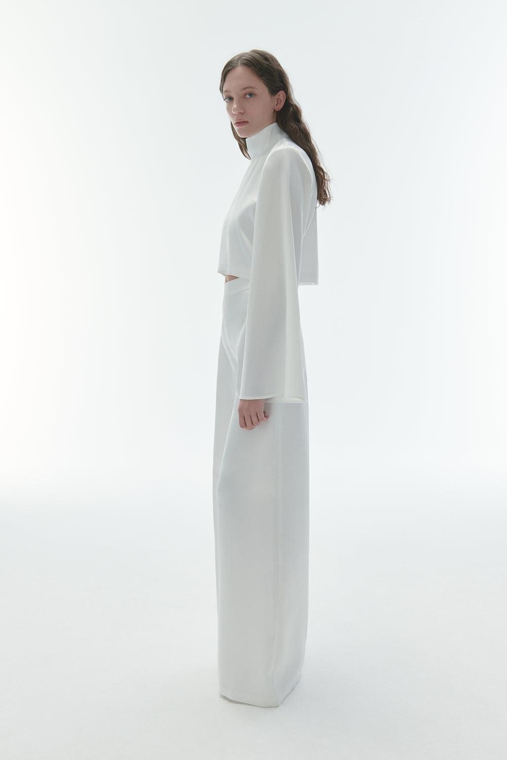 Karrla-Yvonne Satin Trousers-Pantolon-2-roqelvaxirum.shop