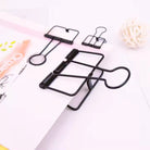 Kayigo-Tiny Paslanmaz Mini çelik Klips Altılı Siyah-Ataş-2-roqelvaxirum.shop