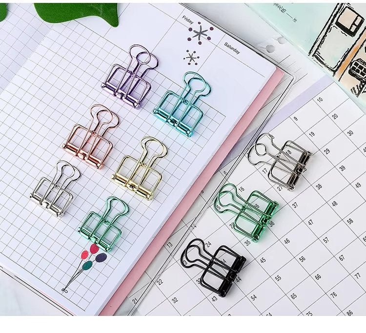 Kayigo-Tiny Paslanmaz Mini çelik Klips Altılı Siyah-Ataş-5-roqelvaxirum.shop