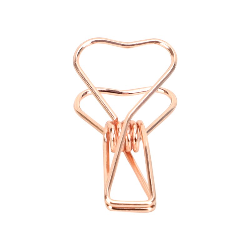 Kayigo-Tiny Paslanmaz çelik Kalp Klips Altılı Rose-Ataş-1-roqelvaxirum.shop