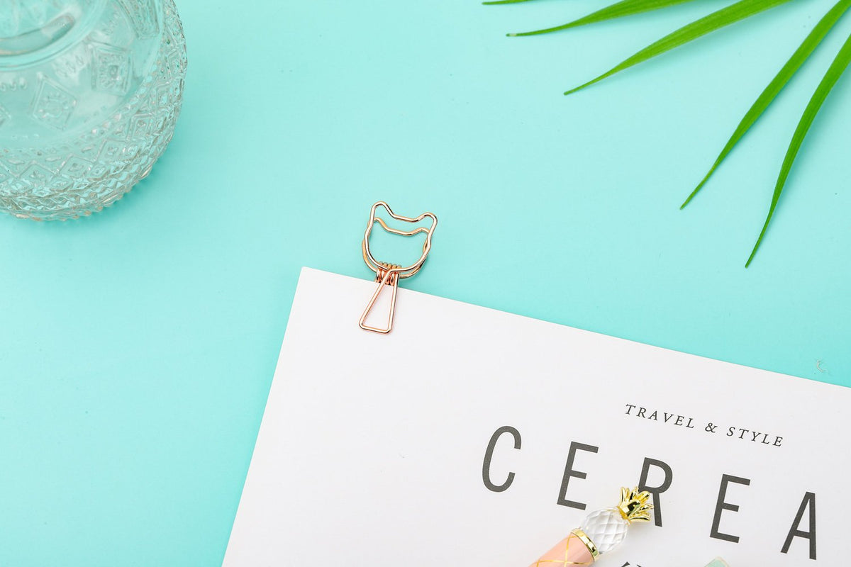 Kayigo-Tiny Paslanmaz çelik Kedi Klips Altılı Rose-Ataş-2-roqelvaxirum.shop