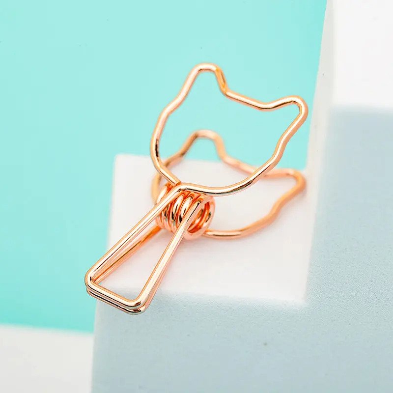 Kayigo-Tiny Paslanmaz çelik Kedi Klips Altılı Siyah-Ataş-5-roqelvaxirum.shop