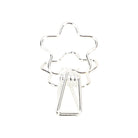 Kayigo-Tiny Paslanmaz çelik çiçek Klips Altılı Gümüş-Ataş-1-roqelvaxirum.shop