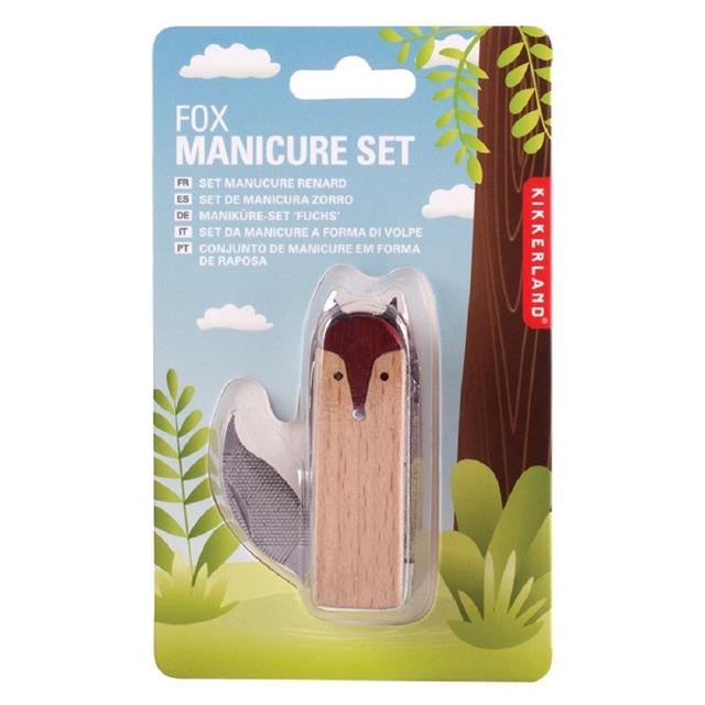 Kikkerland-Kikkerland Fox Manikür Seti-Manikür Seti-2-roqelvaxirum.shop