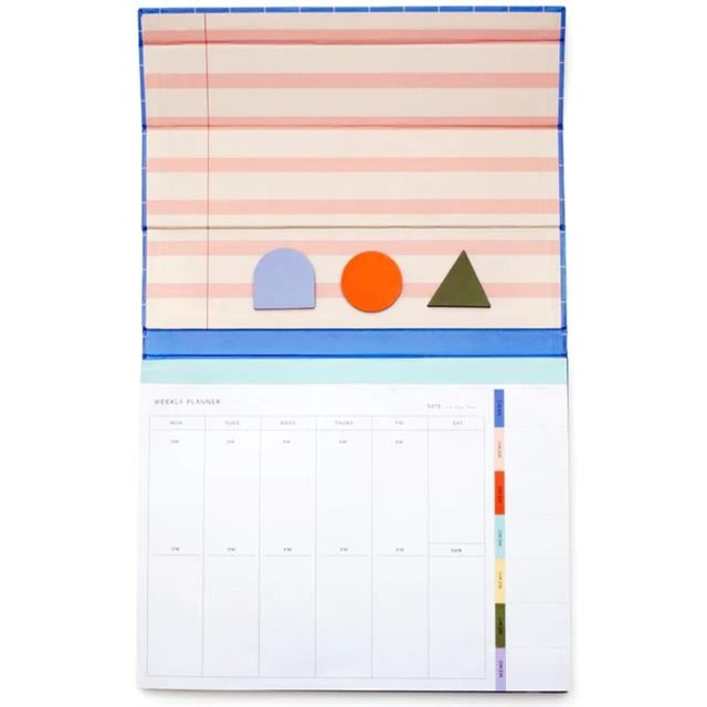 Kikkerland-Kikkerland Inkerie Retro Design Weekly Desk Planner Haftalık Planlama Seti-Defter-1-roqelvaxirum.shop