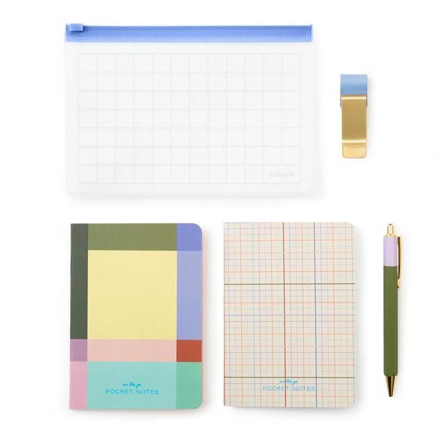 Kikkerland-Kikkerland Inkerie On The Go Stationery Set Kırtasiye Seti-Kalem Seti-1-roqelvaxirum.shop