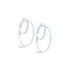 Kimolos-Circle 925 Ayar Gümüş Zirkon Taşlı Halka Küpe-Küpe-1-roqelvaxirum.shop