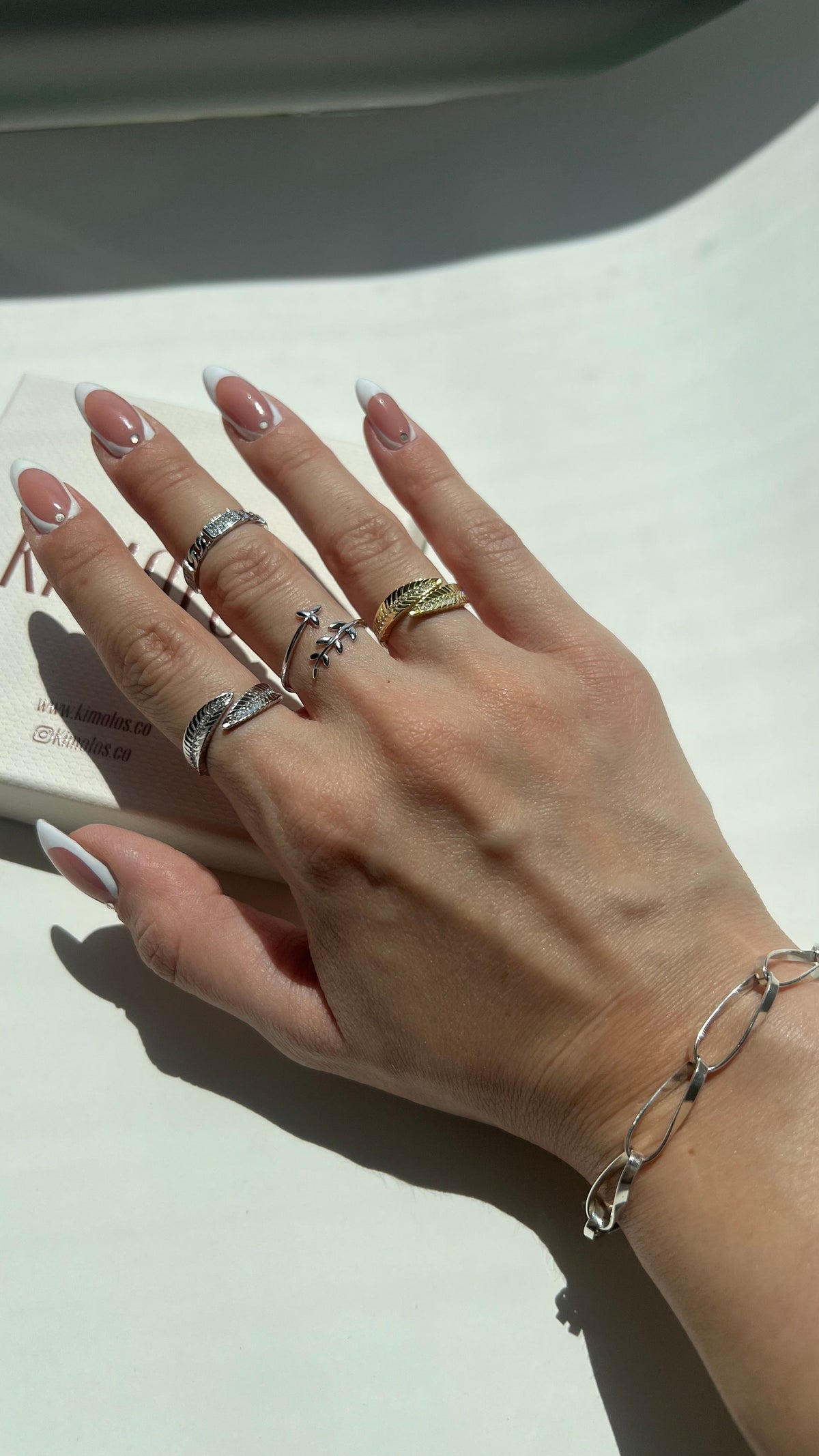 Kimolos-Helen 925 Ayar Gümüş Zirkon Taşlı Yüzük-3-roqelvaxirum.shop