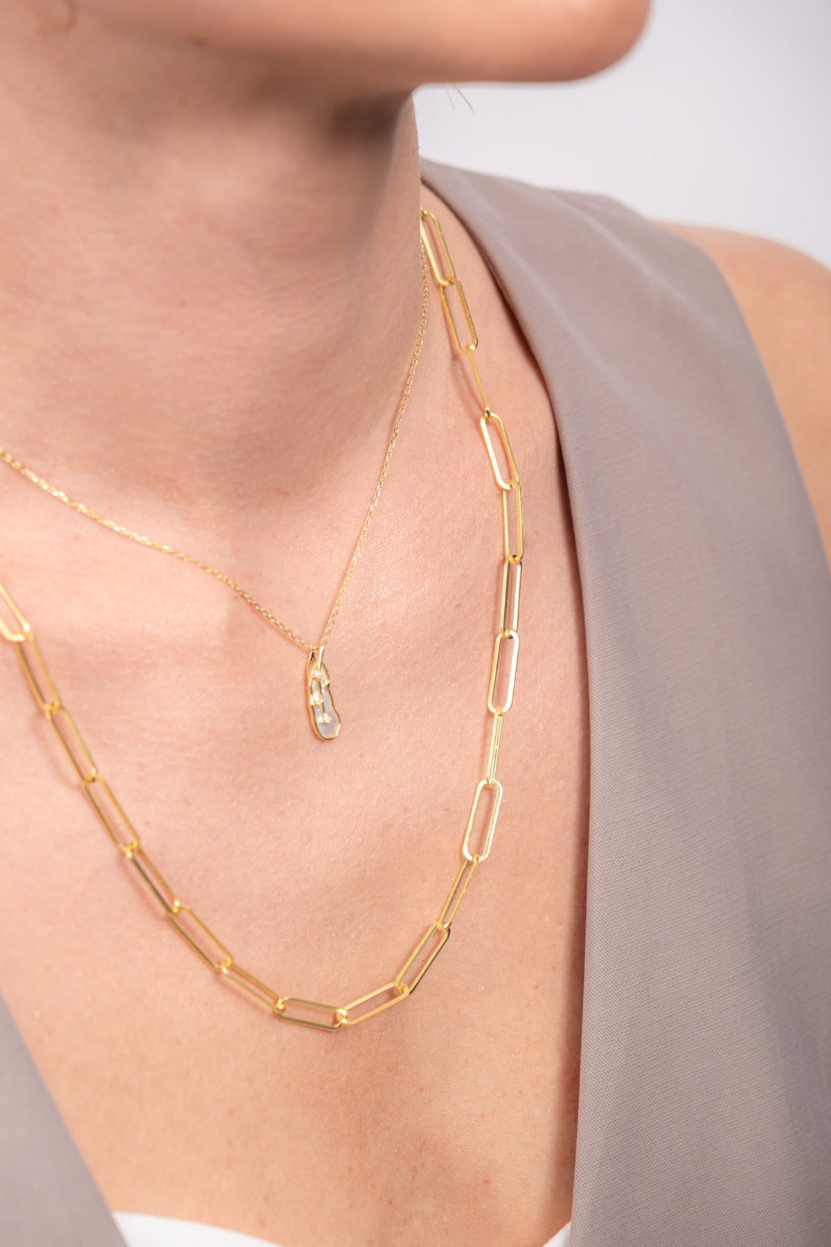 Kimolos-Leaf 925 Ayar Gümüş Kolye-2-roqelvaxirum.shop