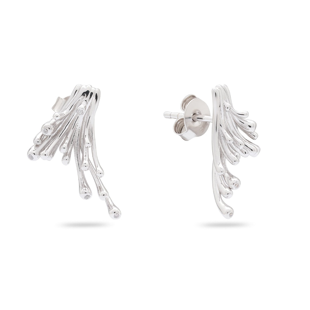 Kimolos-Ripple 925 Ayar Gümüş Küpe-1-roqelvaxirum.shop