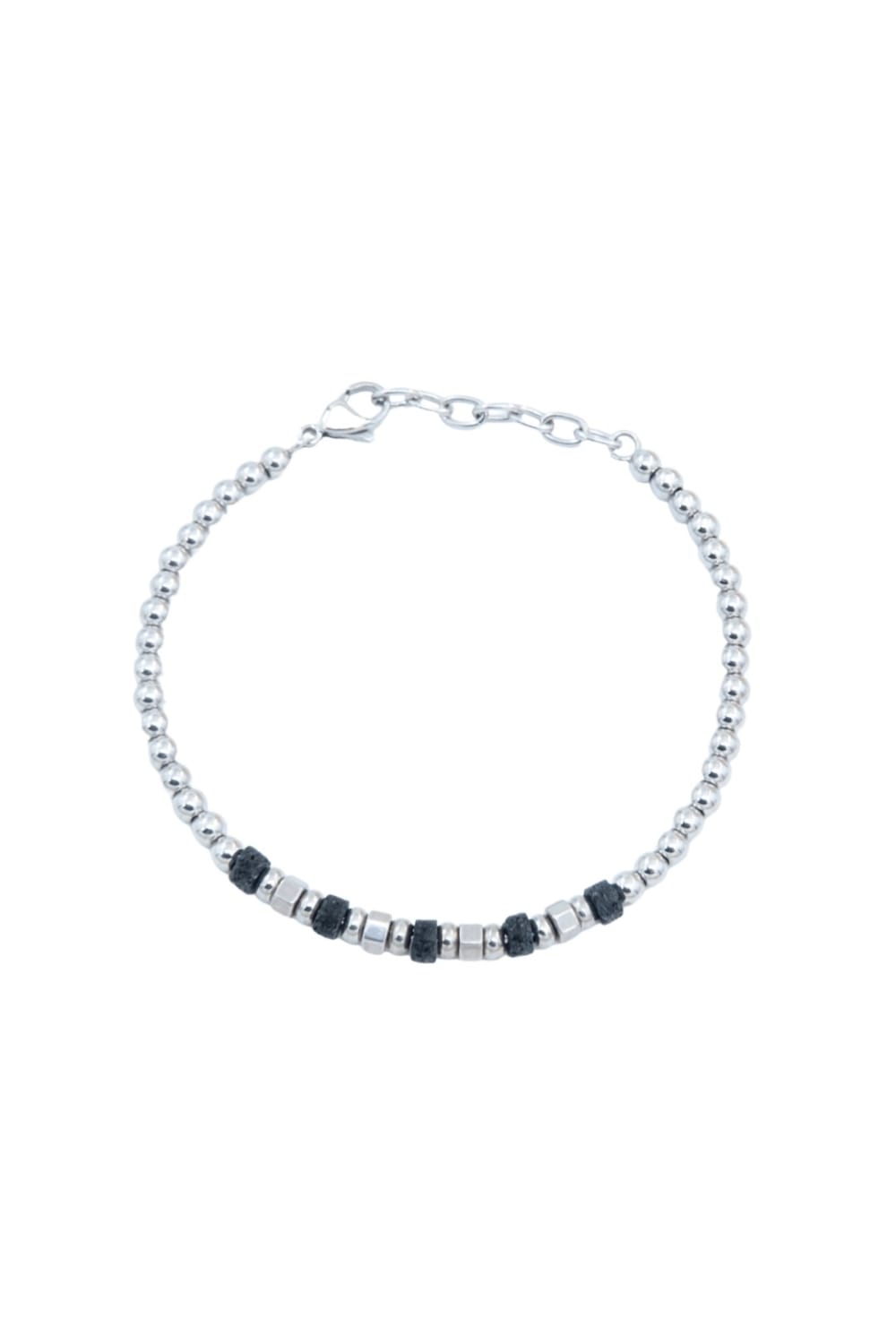 Kimolos-SORUNLU - Stone 316 Ayar çelik Doğal Taşlı Erkek Bileklik-Bileklik-1-roqelvaxirum.shop