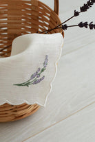 Km Home Collection-2'li Set Lavanta İşlemeli Keten Amerikan Servis-Sunum Aksesuarları-3-roqelvaxirum.shop