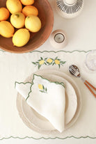 Km Home Collection-2'li Set Limon İşlemeli Keten Amerikan Servis-Sunum Aksesuarları-1-roqelvaxirum.shop