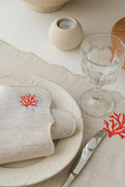 Km Home Collection-2'li Set Mercan İşlemeli Amerikan Servis-Sunum Aksesuarları-2-roqelvaxirum.shop