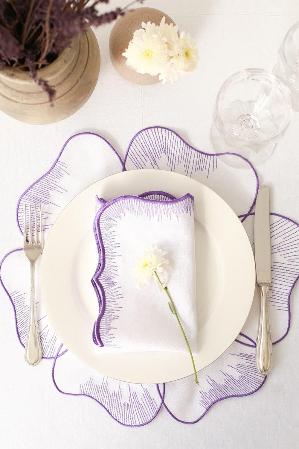 Km Home Collection-2'li Set Mor Pikolu Peçete-Peçete-1-roqelvaxirum.shop