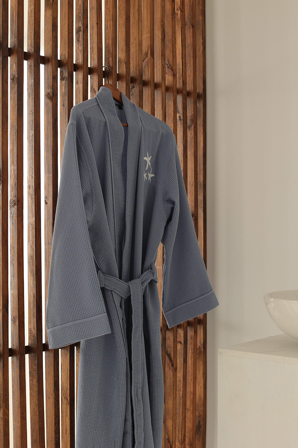 Km Home Collection-Deniz Yıldızı Waffle Bornoz-Bornoz-5-roqelvaxirum.shop