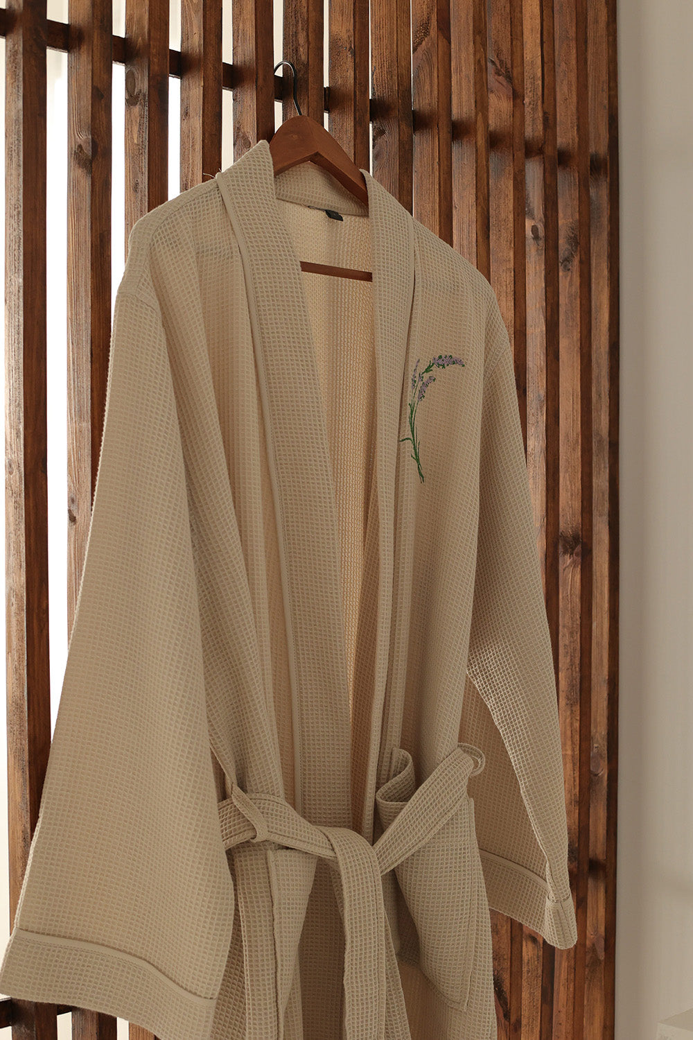 Km Home Collection-Lavanta Waffle Bornoz-Bornoz-5-roqelvaxirum.shop