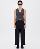 Kntlgy-Multi Button Ribbed Yelek-Yelek-2-roqelvaxirum.shop