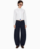 Kntlgy-Slouchy Beyb Navy Denim Pantolon-Kot Pantolon-2-roqelvaxirum.shop