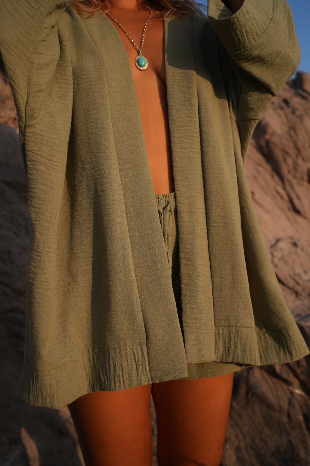 Koi People-%100 Keten Oversize Kimono-Kimono-5-roqelvaxirum.shop