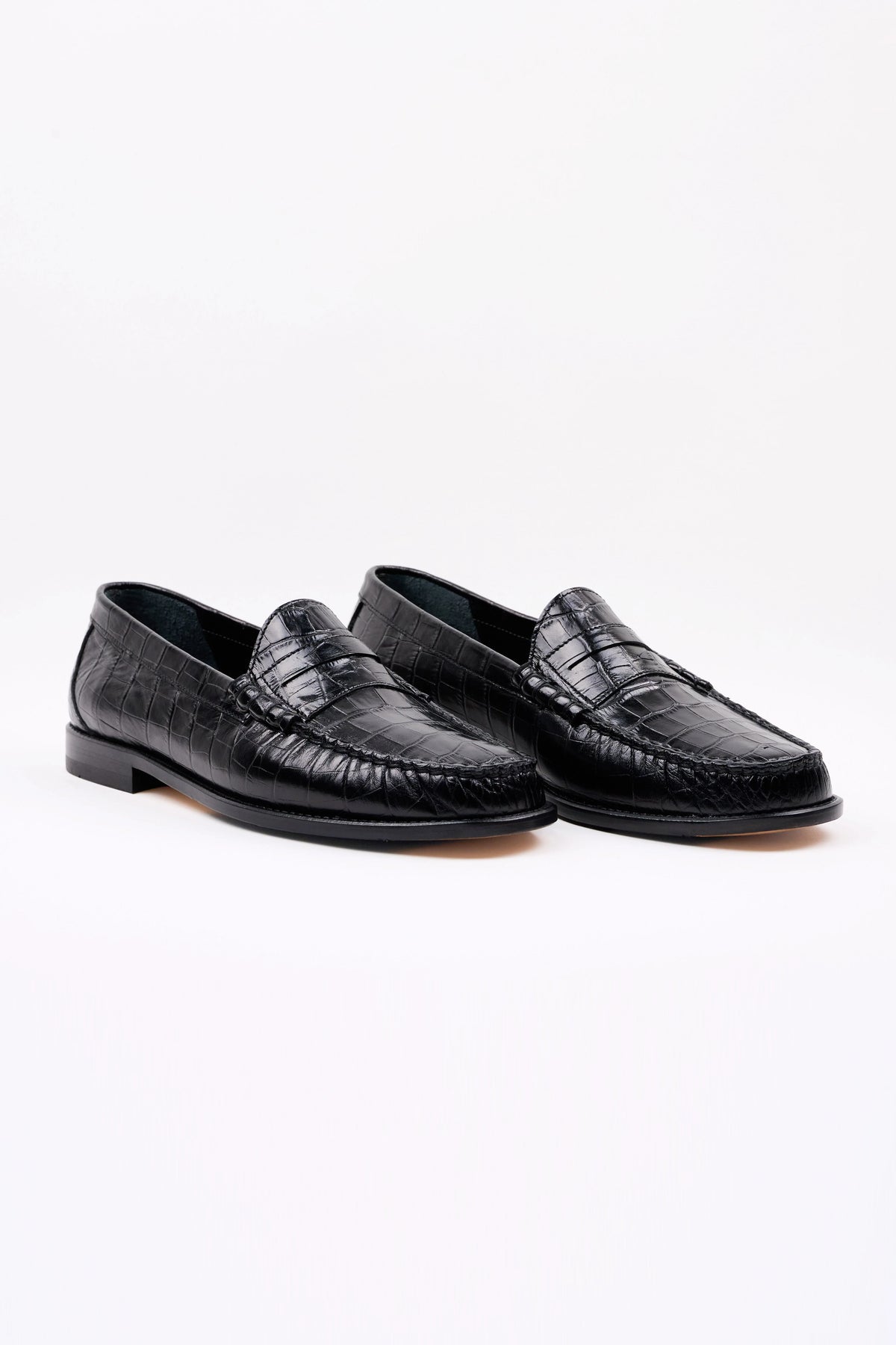 Crocodile Penny Loafer No.3