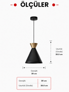 Lumiana-Aria Tekli Siyah Sıvama Sarkıt-Avize-4-roqelvaxirum.shop