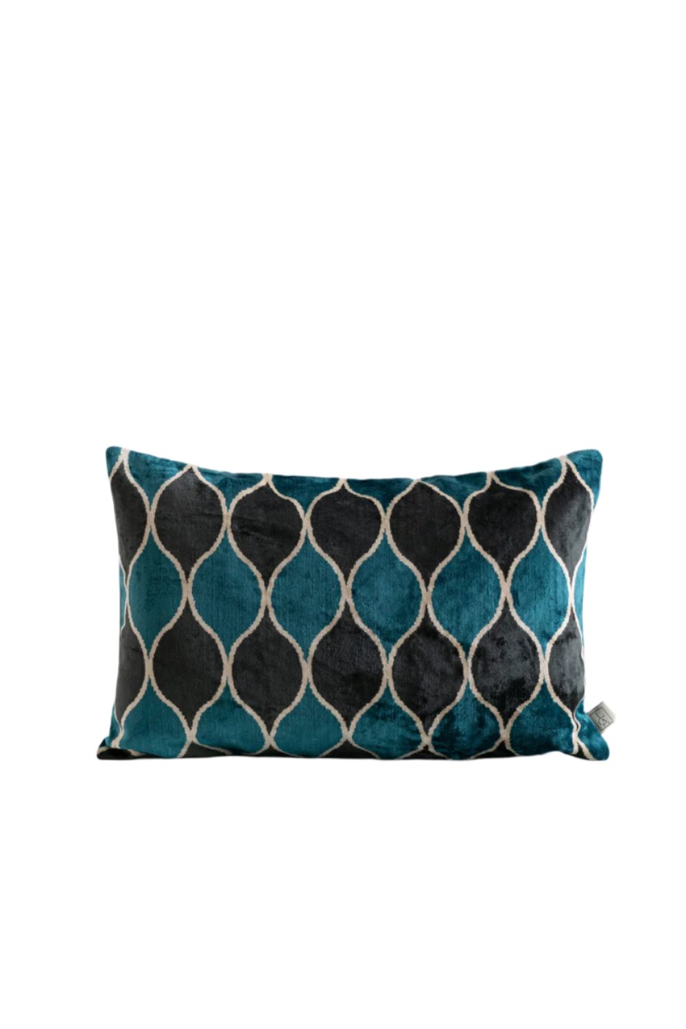 La Casa Antica-İpek Kadife İkat Yastık Kılıfı (40x60cm)-Yastık Kılıfı-1-roqelvaxirum.shop
