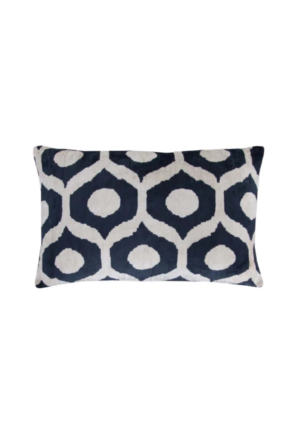 La Casa Antica-İpek Kadife İkat Yastık Kılıfı (50x50cm)-Yastık Kılıfı-1-roqelvaxirum.shop