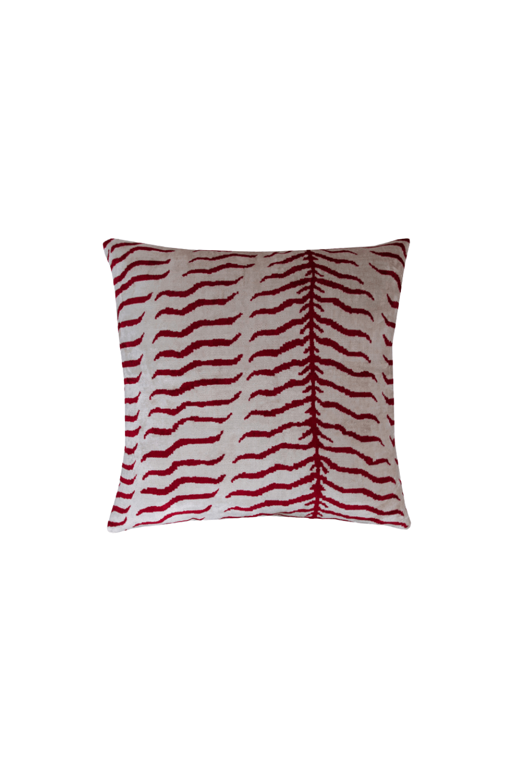 La Casa Antica-İpek Kadife İkat Yastık Kılıfı (50x50cm)-Yastık Kılıfı-1-roqelvaxirum.shop