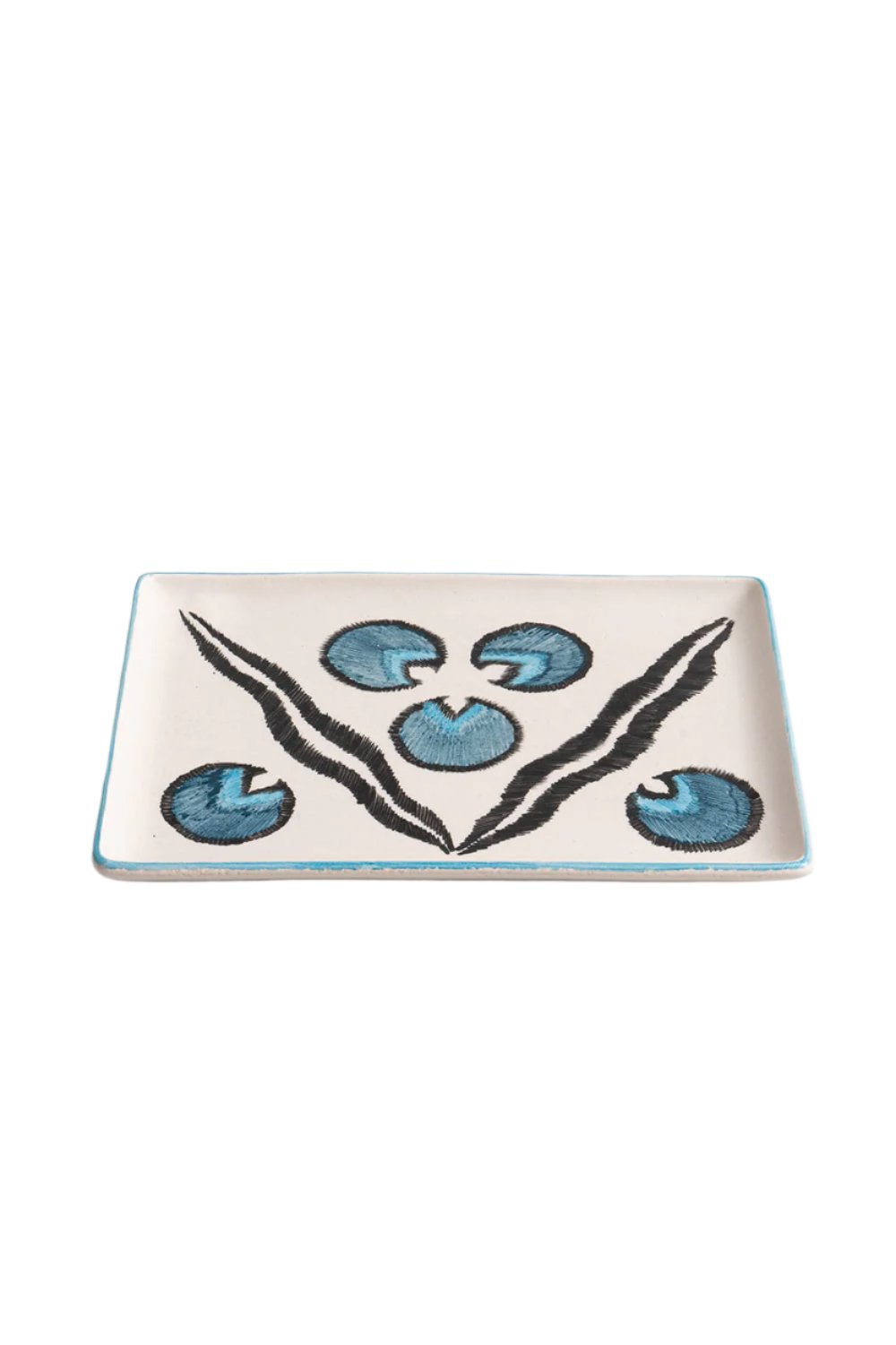 La Casa Antica-Seramik Dikdörtgen Servis Tabağı-Tabak & Kase-1-roqelvaxirum.shop