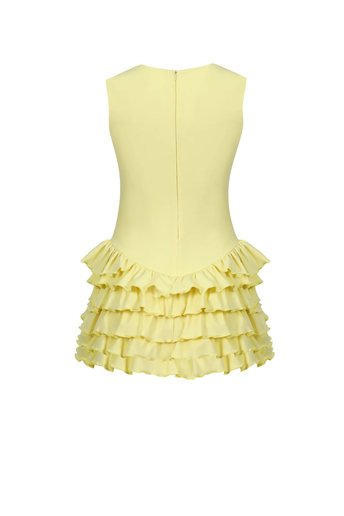Sardinya Halter Yaka Fırfırlı Şortlu Elbise