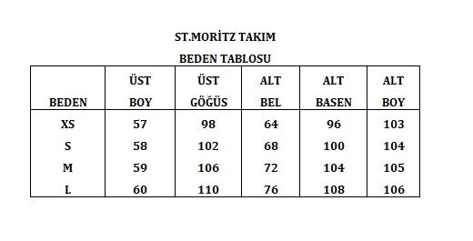 St. Moritz Şal Detaylı Eşofman Takımı