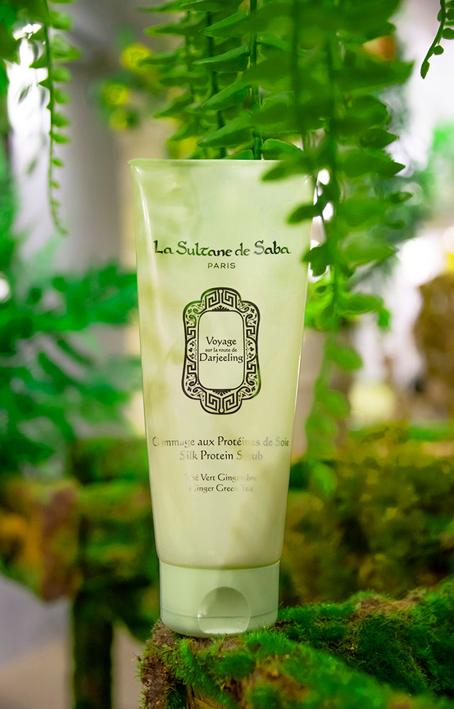La Sultane De Saba-Silk Protein Scrub Green Tea & Ginger - Darjeeling-Peeling-2-roqelvaxirum.shop