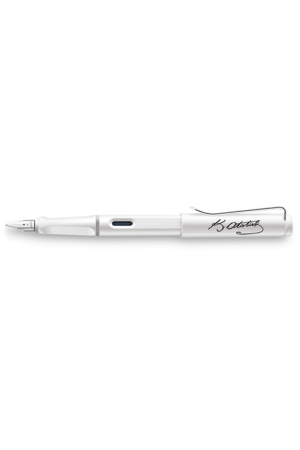 Lamy-Safari Dolma Kalem Atatürk İmzalı Beyaz-Dolma Kalem-1-roqelvaxirum.shop