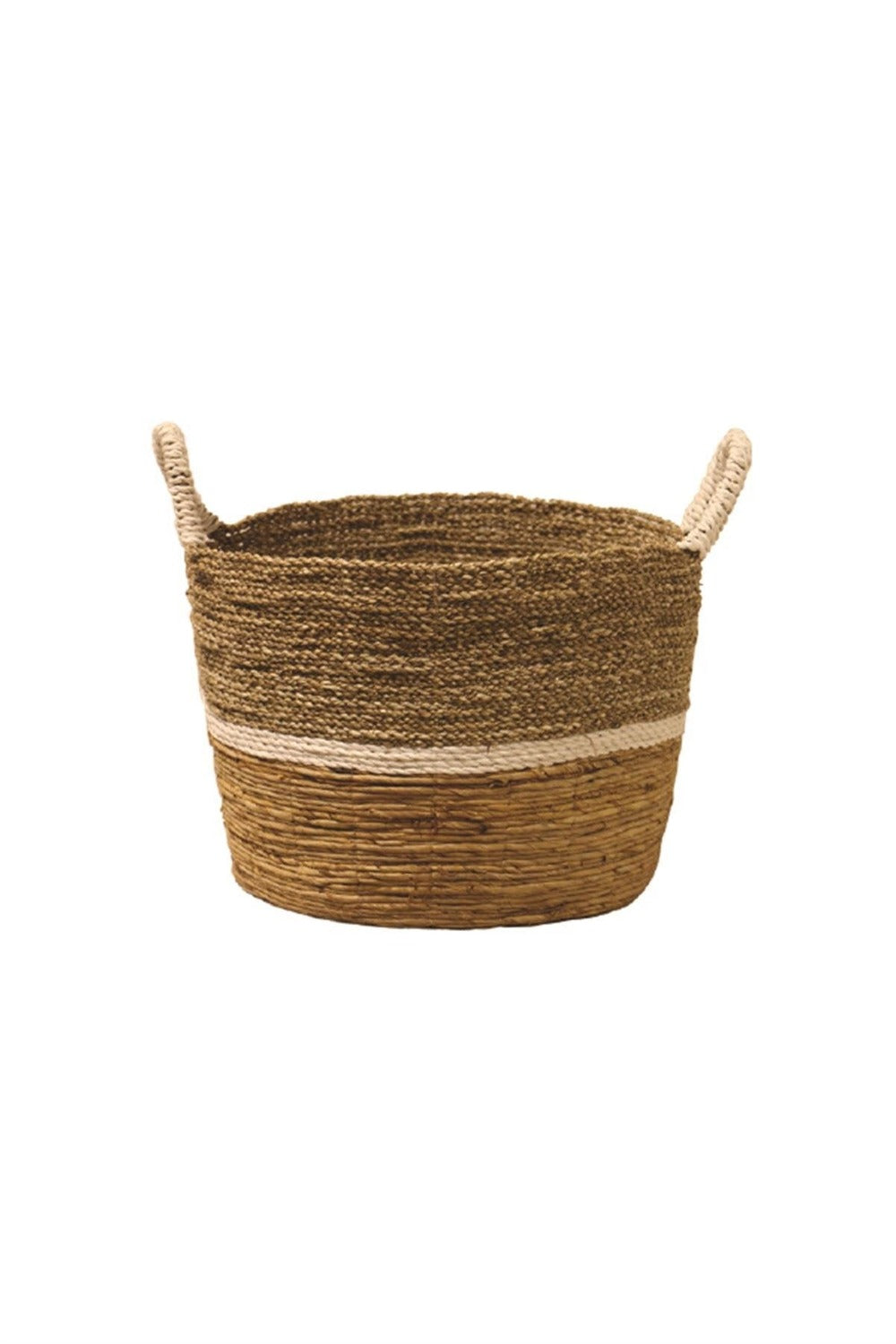 Lasttouch-Beyaz Kulplu Sepet Küçük-Sepet-1-roqelvaxirum.shop