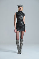 L'atelier Accract-Anne Si̇yah Deri̇ Etek-Etek-2-roqelvaxirum.shop