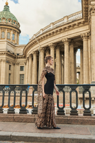 Jadie Maxi Elbise Leopar