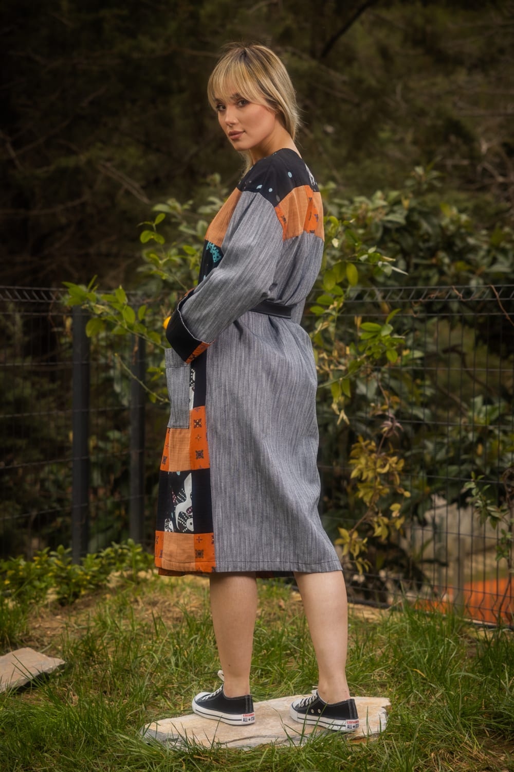 Le-Monade Dreams-Django Patch Uzun Ceket -Ceket-2-roqelvaxirum.shop