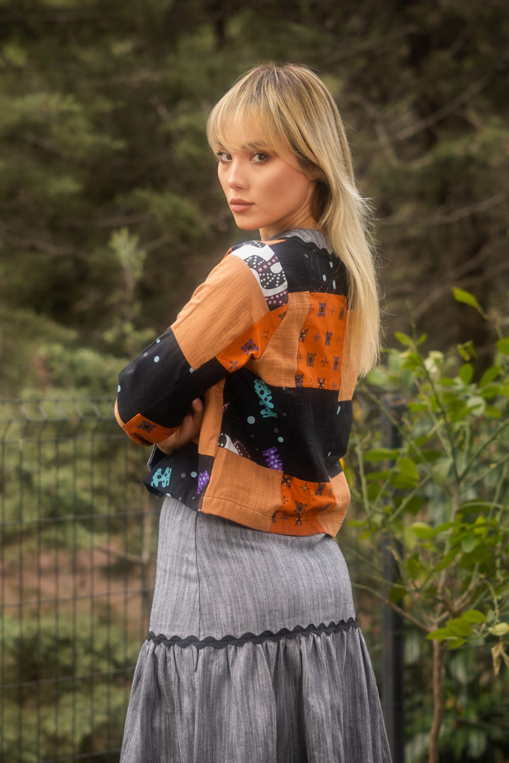 Le-Monade Dreams-Django Patch Short Ceket-Ceket-2-roqelvaxirum.shop