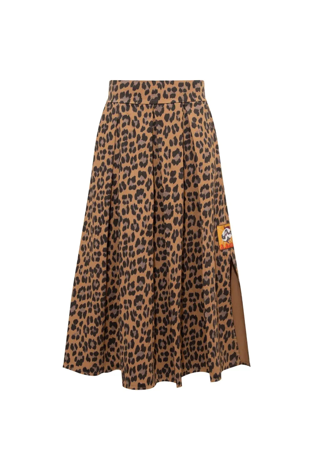 Le-Monade Dreams-Gabardin Kamel Leopar Desenli Etek-Etek-1-roqelvaxirum.shop