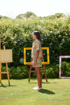 Le-Monade Dreams-Girlfriend Geometrik Desenli Şort-Şort-4-roqelvaxirum.shop