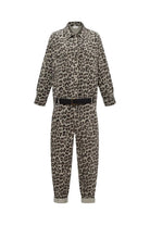 Le-Monade Dreams-Kadife Haki Leopar Desenli Kemerli Pantolon-Pantolon-3-roqelvaxirum.shop